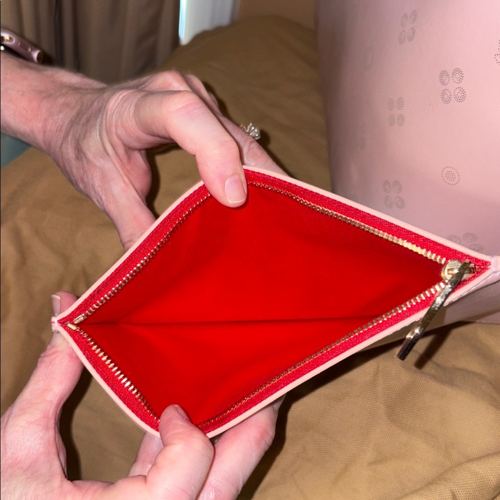 Christian Louboutin Light Pink Tote with Red Interior - Picture 11 of 16